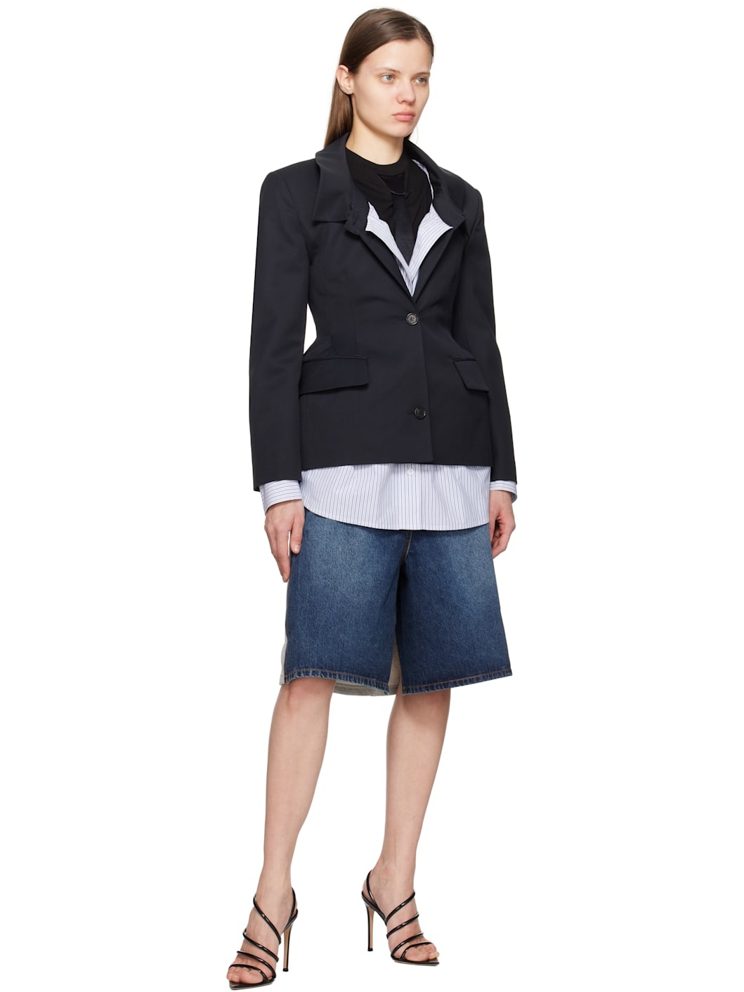 Black Neck Tie T-shirt - 4
