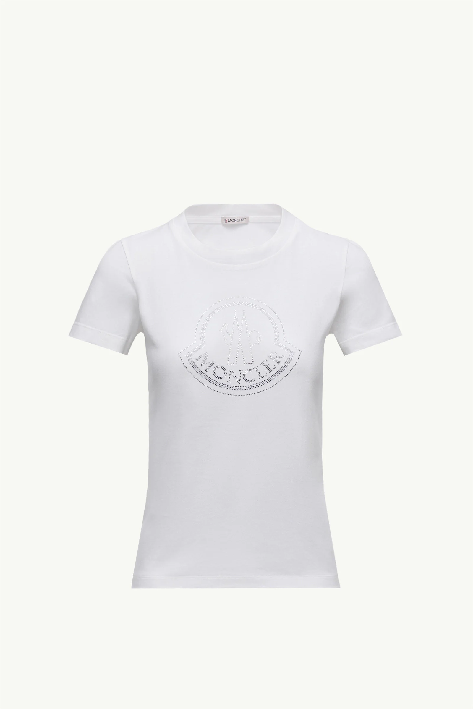 Crystal Logo Cotton T-Shirt - 1
