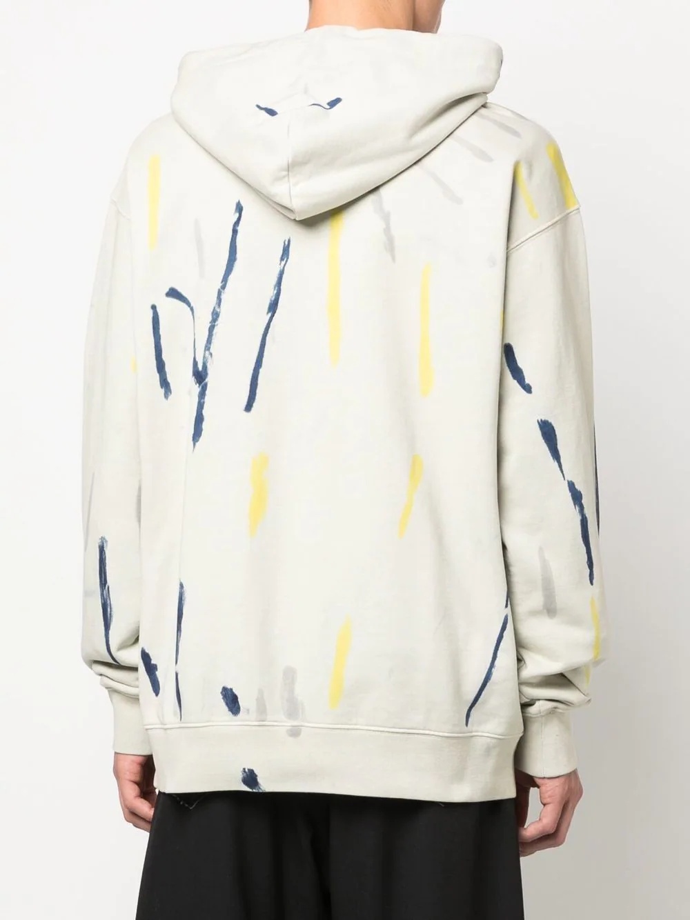 tie-dye print cotton hoodie - 3