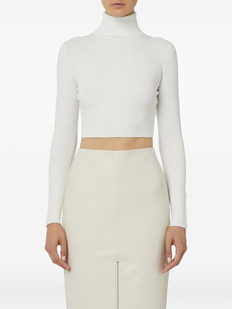 ELISABETTA FRANCHI ribbed buttoned sweater outlook