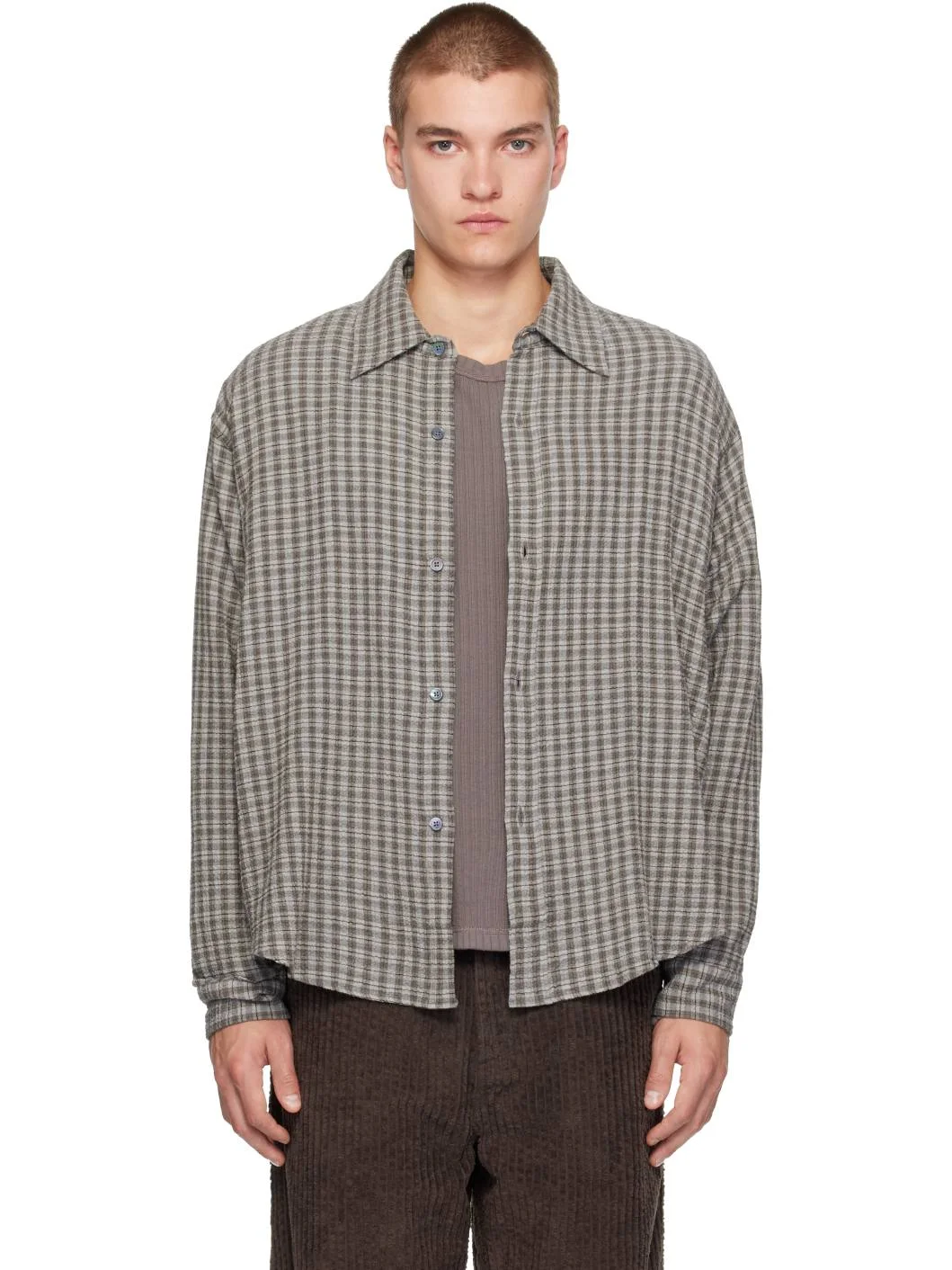 Gray Vacation Shirt - 1