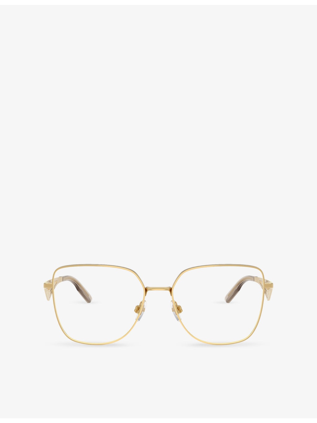 DG1358 Square-Frame Metal Optical Glasses - 1