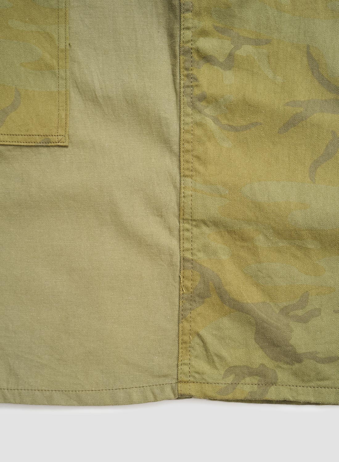 Utility Mix Jacket in Camo Green - 7