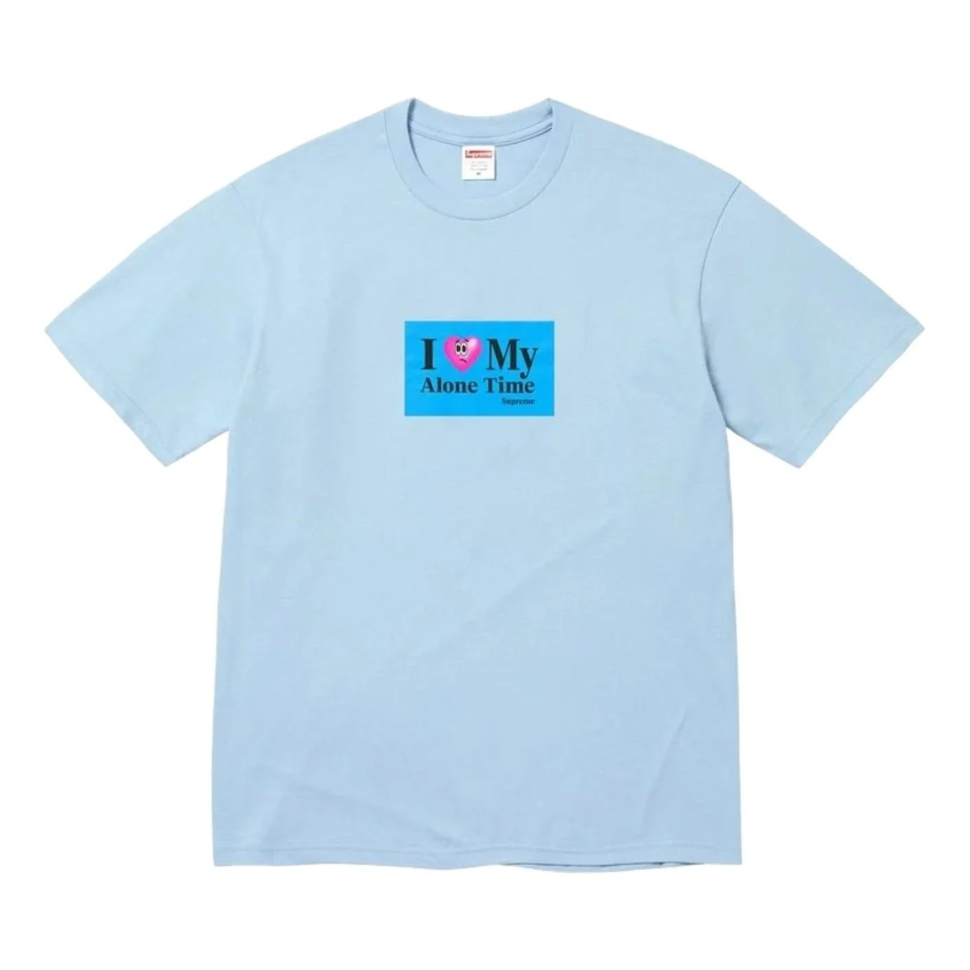 Supreme SS26 Alone Time T-Shirt 'Powder Blue' SUP-SS26-163-BLU - 1