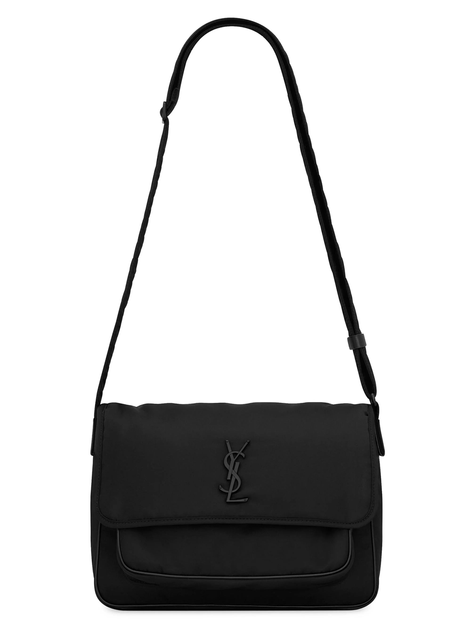 Men's Niki Messenger Bag In Econyl - Black - 1