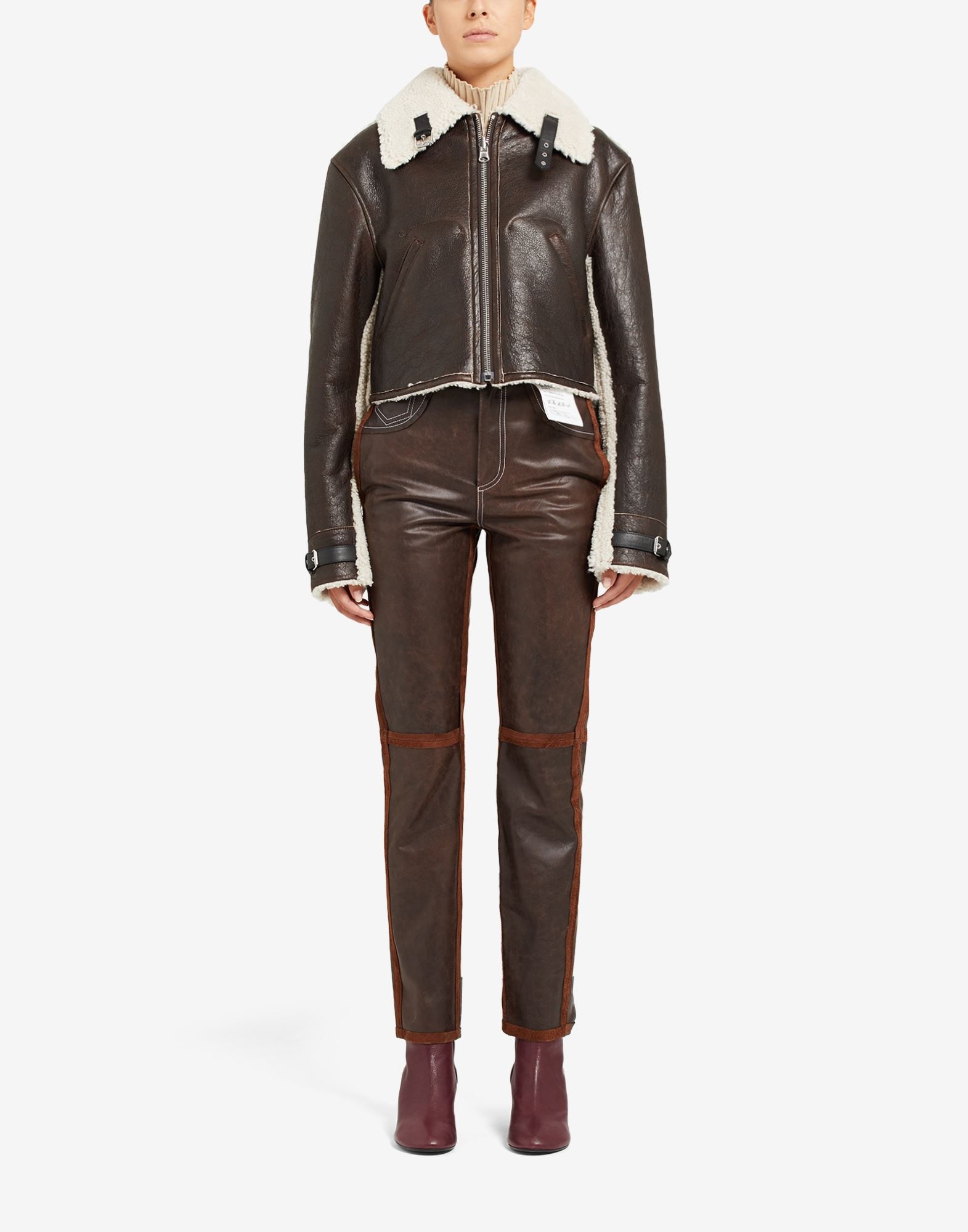 Reversible shearling jacket - 2