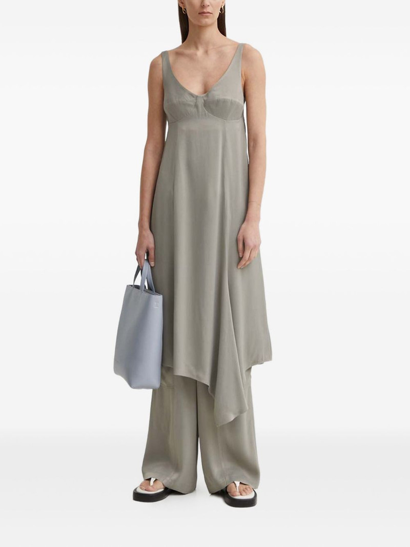 asymmetrical draped dress 5