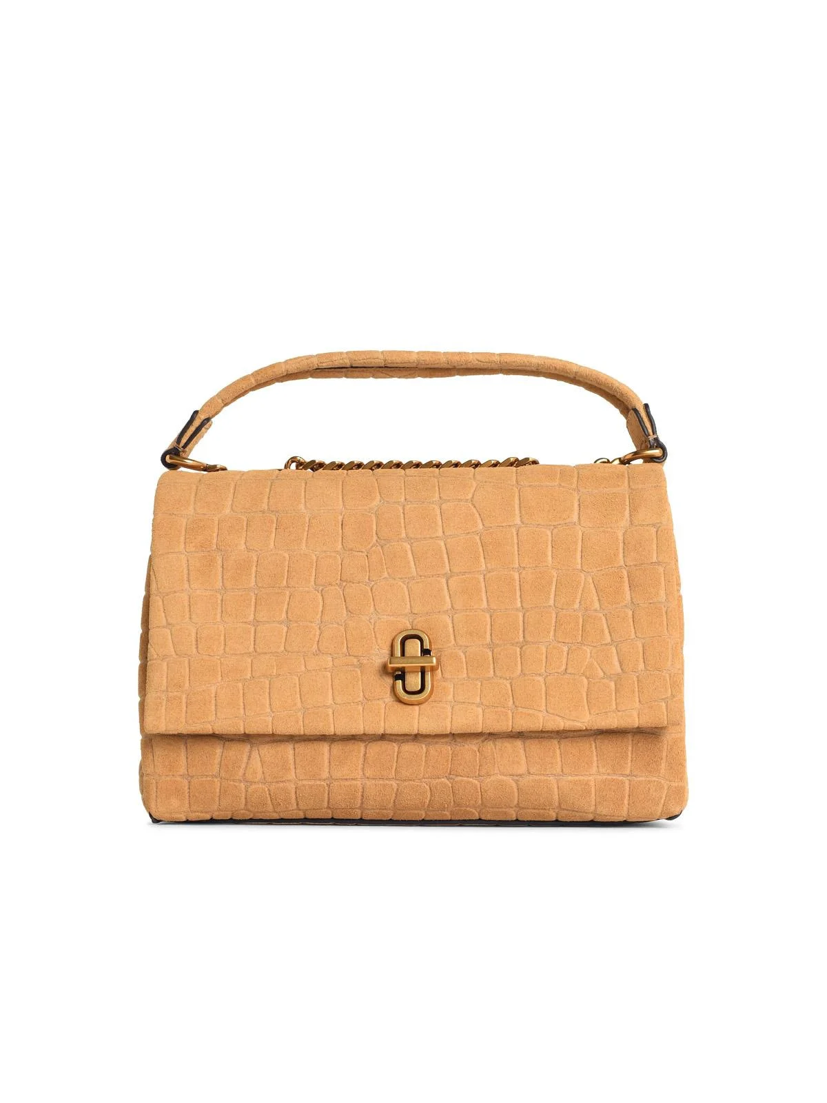 Marc Jacobs (the) 'U Sahara' Suede And Crocodile Slim Convertible Shoulder Bag - 1