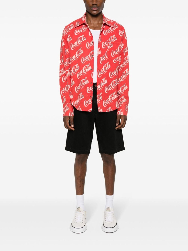 ERL x Coca-Cola print shirt outlook
