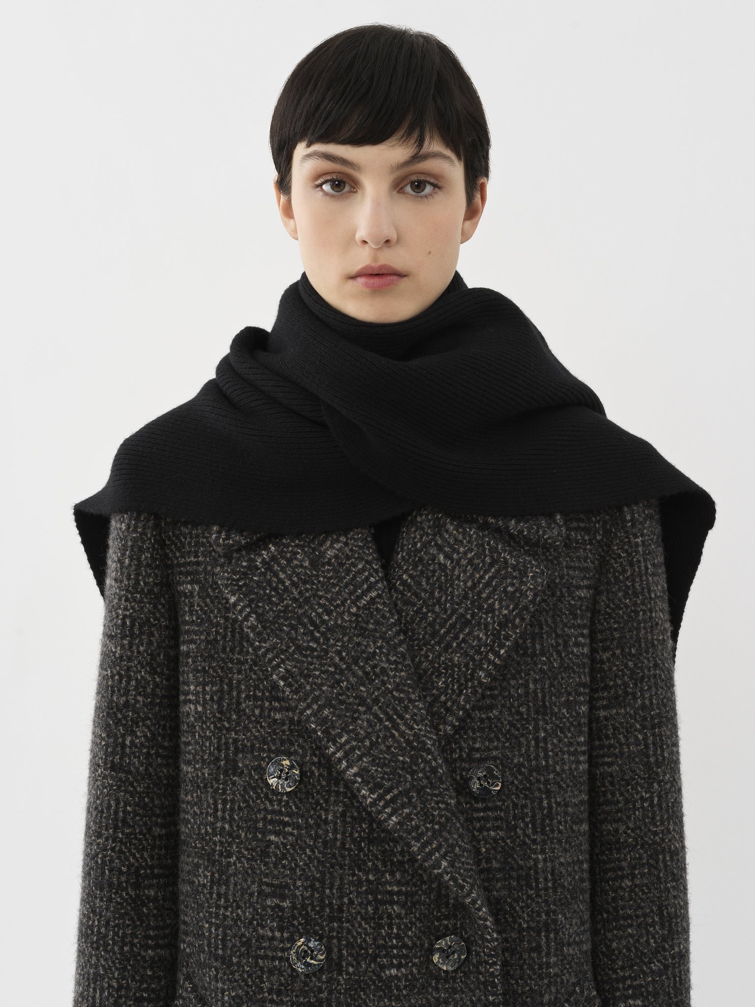 SCARF IN SUPERFINE WOOL & CASHMERE - 4
