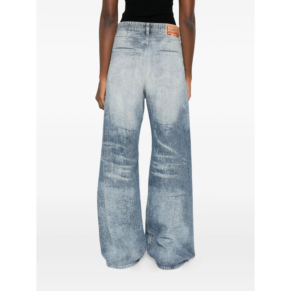 Diesel Blue Denim - Straight-Leg Jeans Women - 4