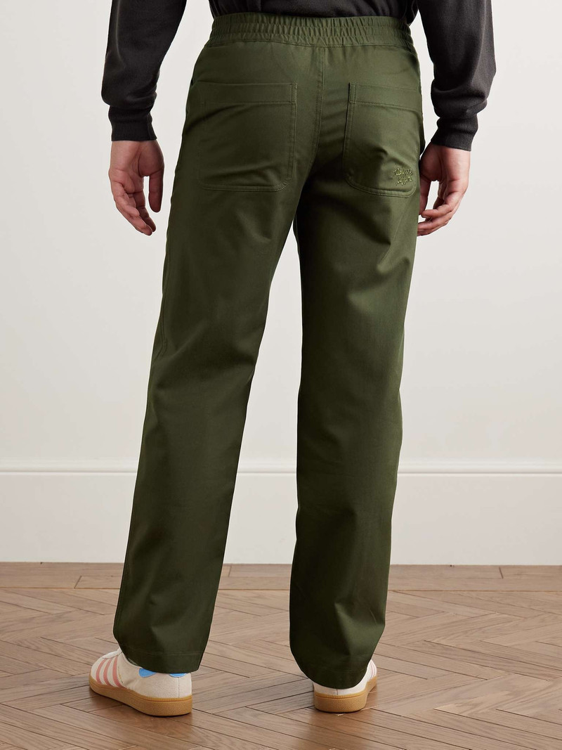 Straight-Leg Cotton-Twill Trousers 5
