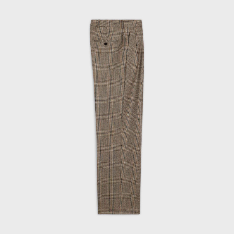 CELINE SKATE PANTS IN PRINCE OF WALES CHECK WOOL outlook