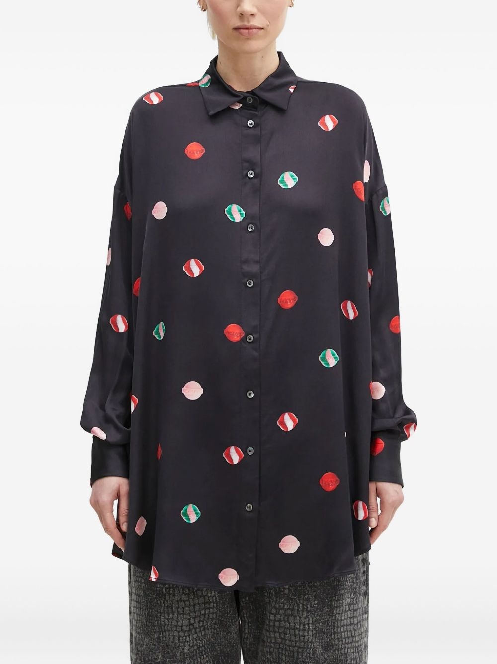 graphic-print shirt - 2