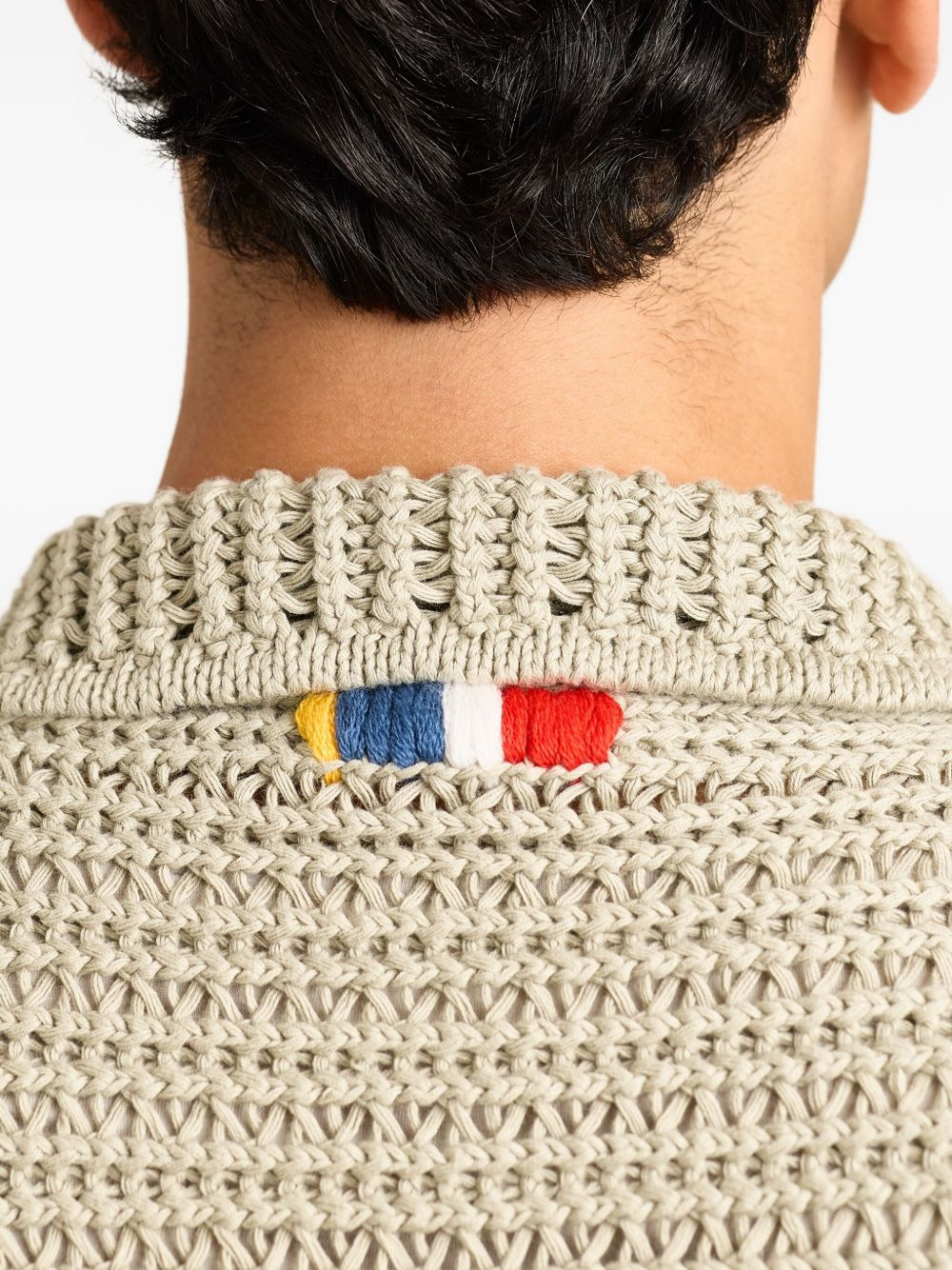 Thomas textured-knit short-sleeve shirt - 4