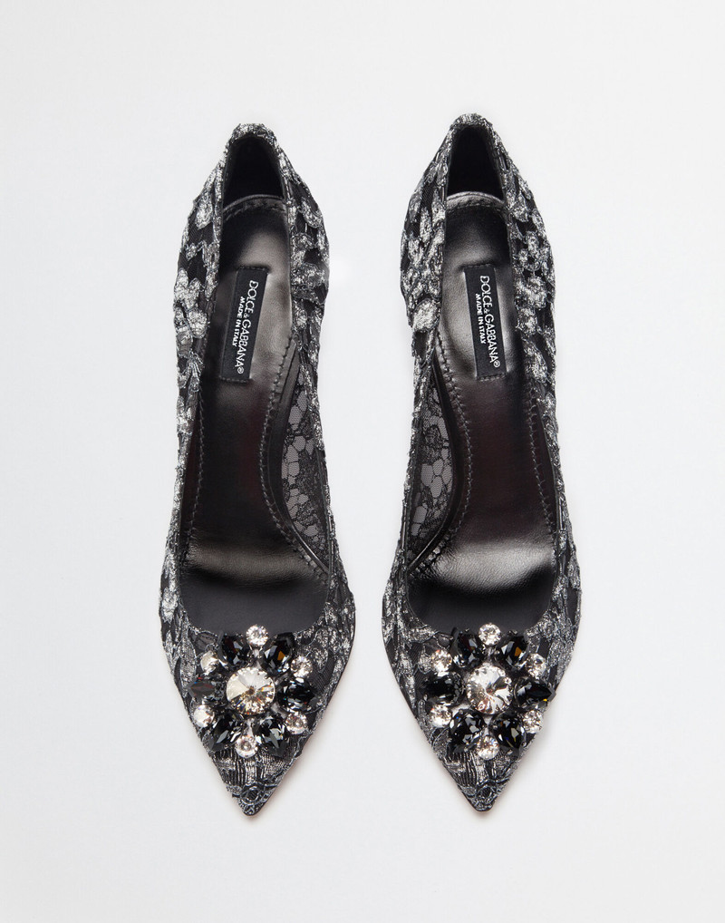 Dolce & Gabbana Pump in Taormina lace with crystals outlook
