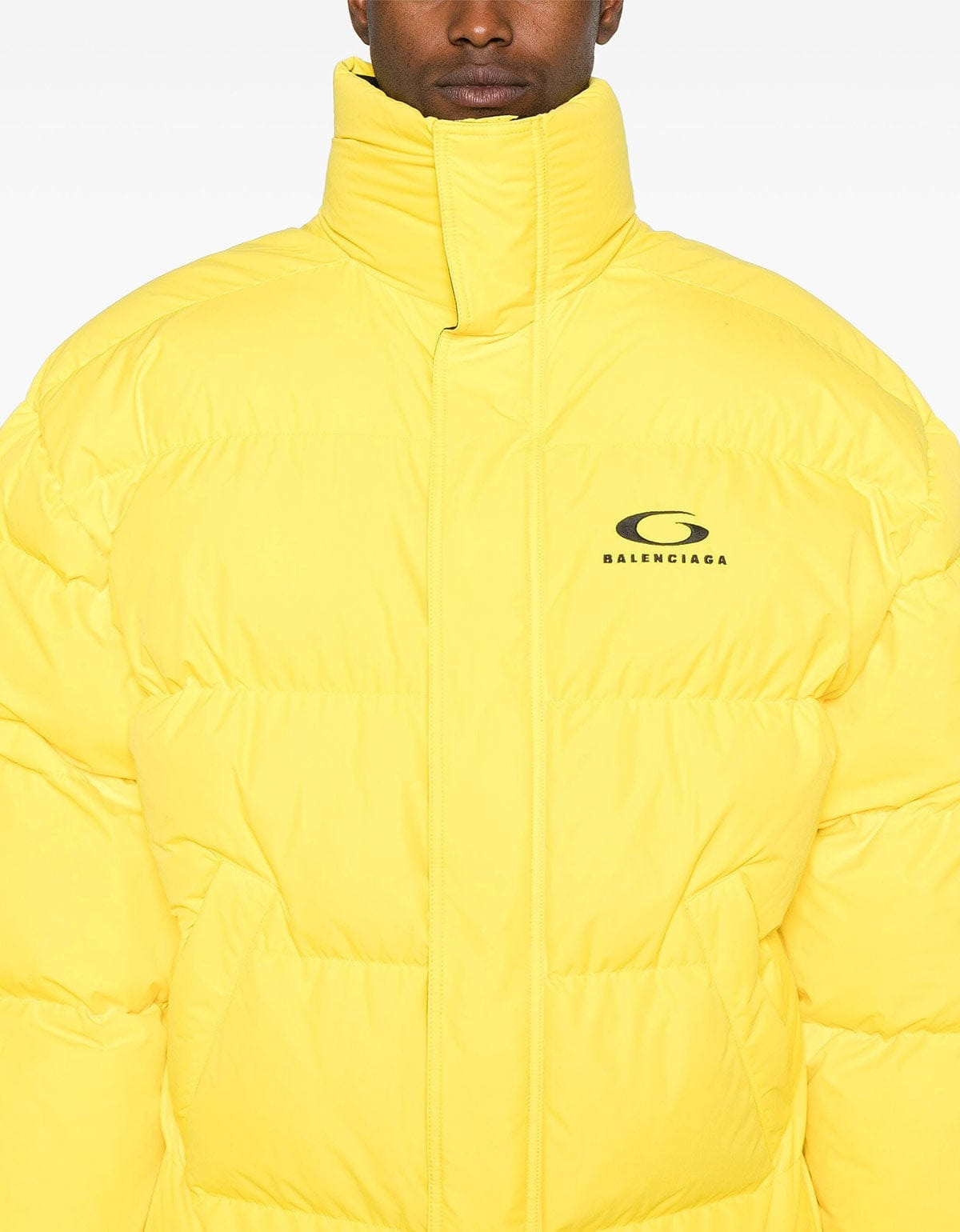 Balenciaga Yellow Loop Sports Icon Padded Coat - 3
