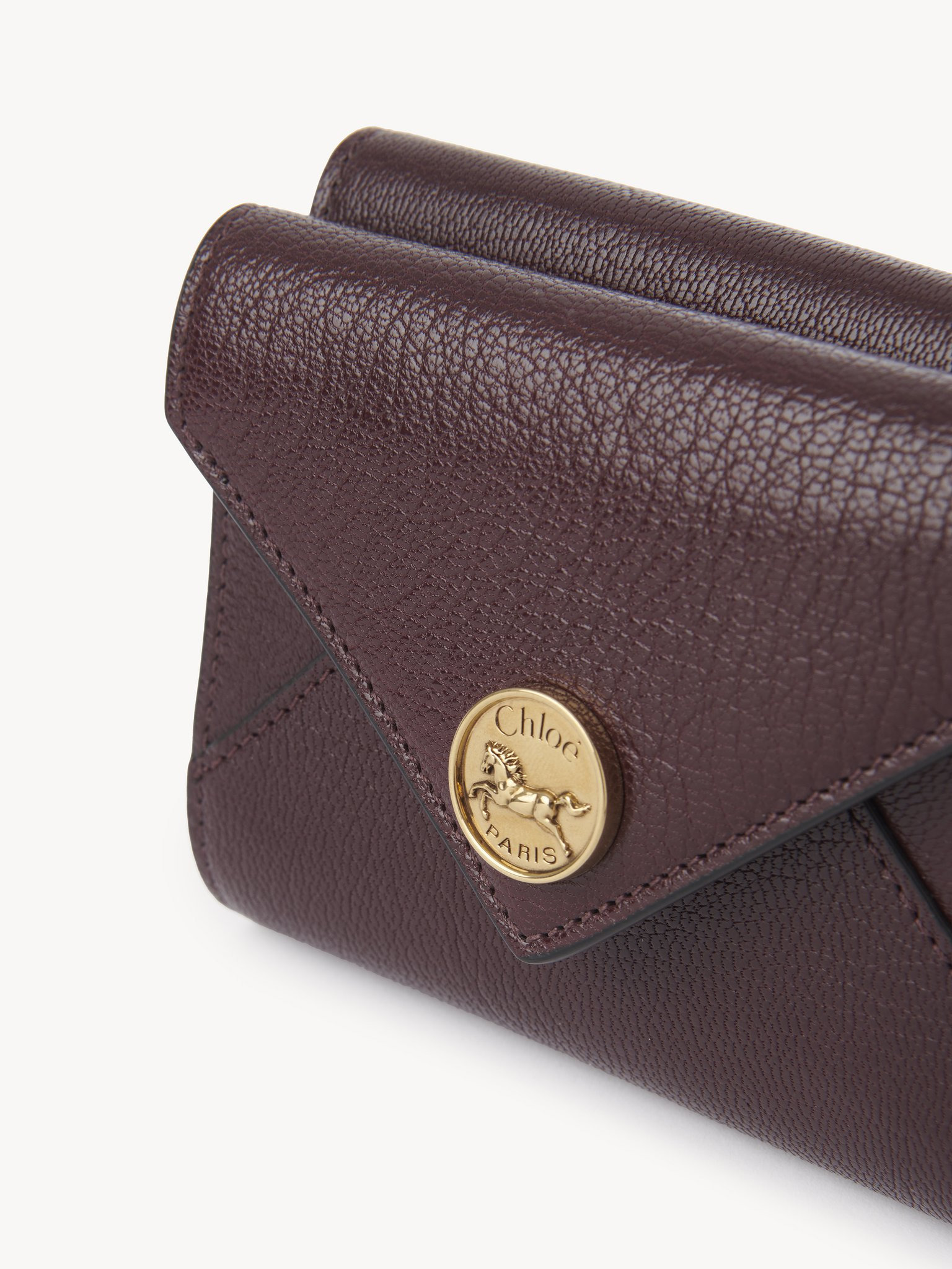 SMALL ENVELOPE TRI-FOLD IN GRAINED LEATHER - 5