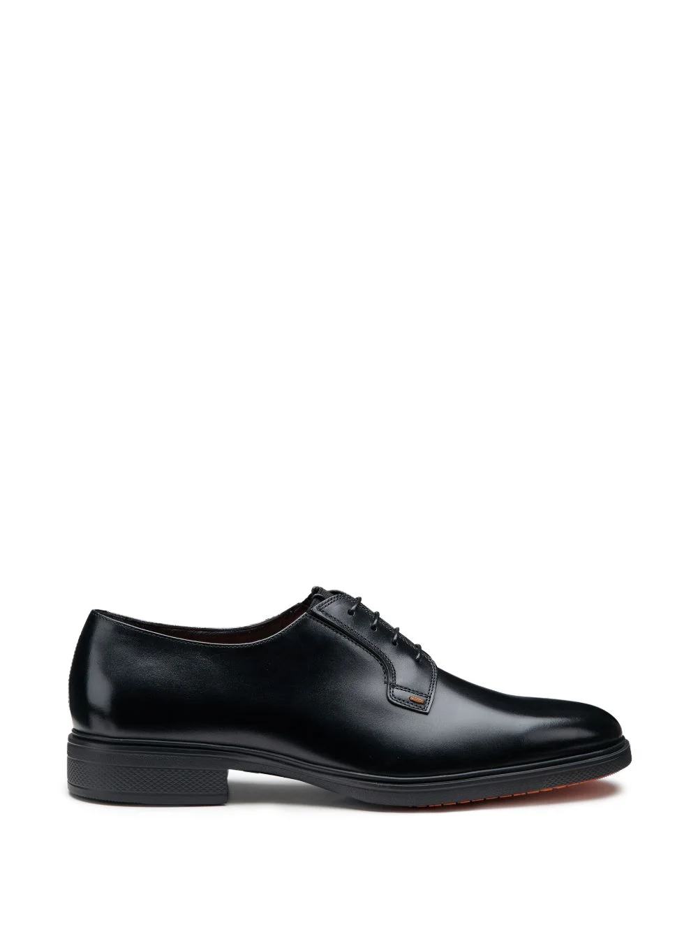 Easy lace-up leather derby shoes - 1