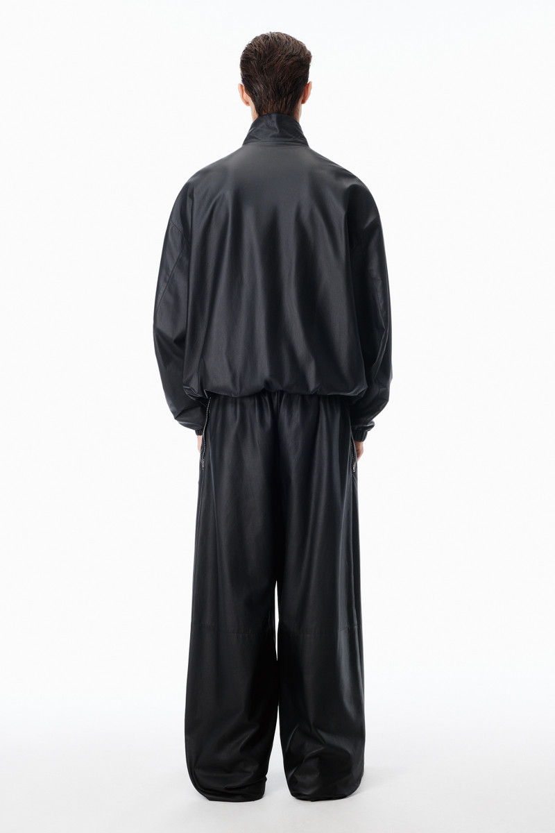Track Jacket in Bonded Leather 4