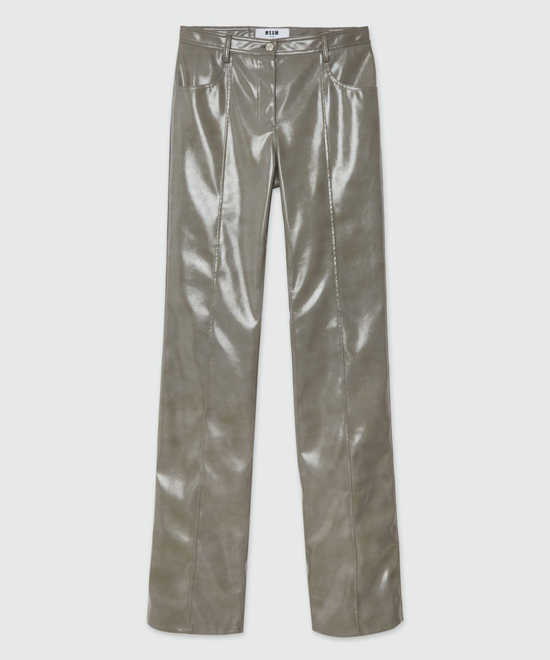 Petent leather pants - 1