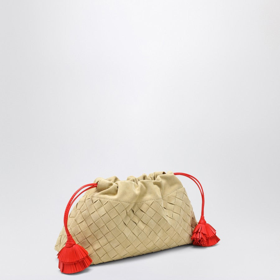 Bottega Veneta Women Tapioca Night Dustbag In Woven Suede - 2