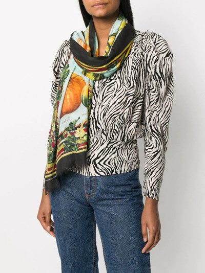 Dolce & Gabbana pumpkin print scarf outlook