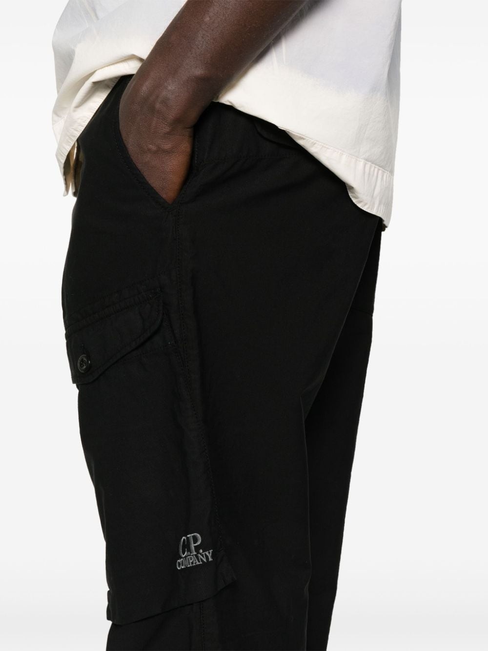tapered cotton trousers - 5