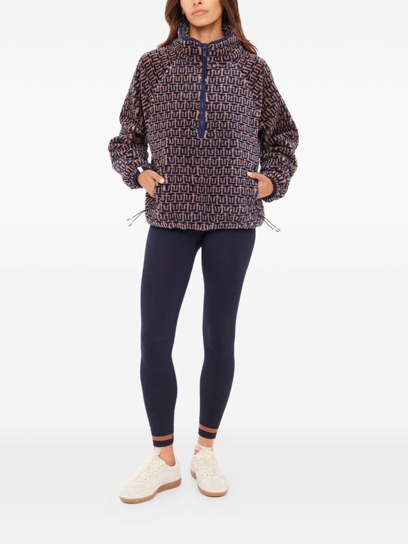 THE UPSIDE Castilla Harlow abstract zip sweater outlook