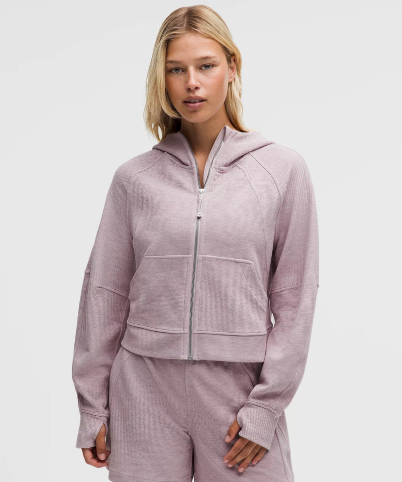Scuba Oversized Full-Zip Hoodie *Waffle 1