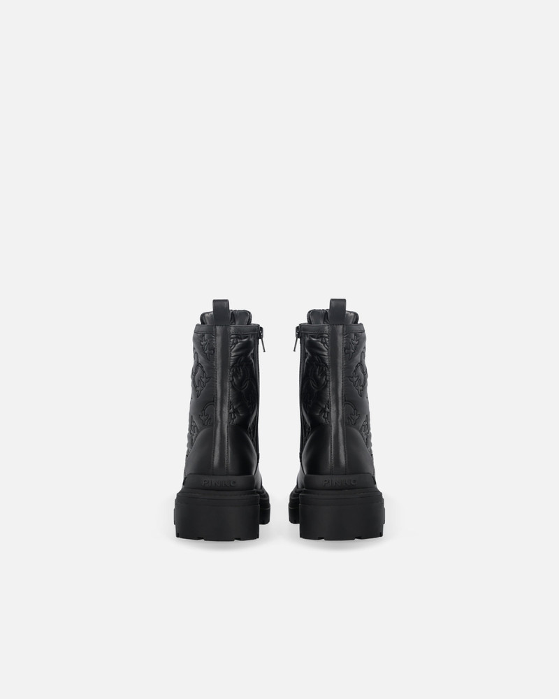 50mm 퀼트 레이스 업 부츠 8