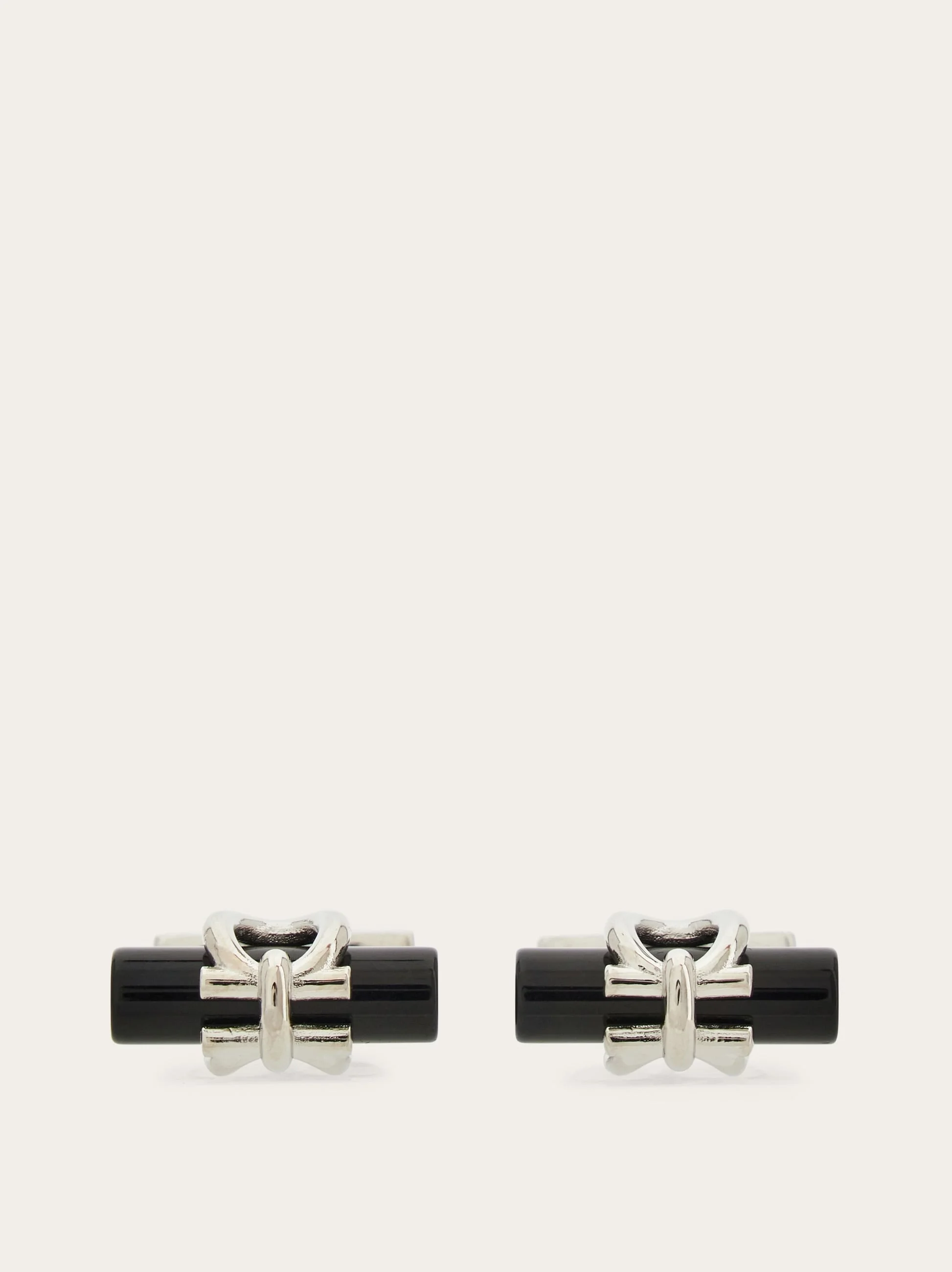 Gancini cufflinks with resin detail - 1