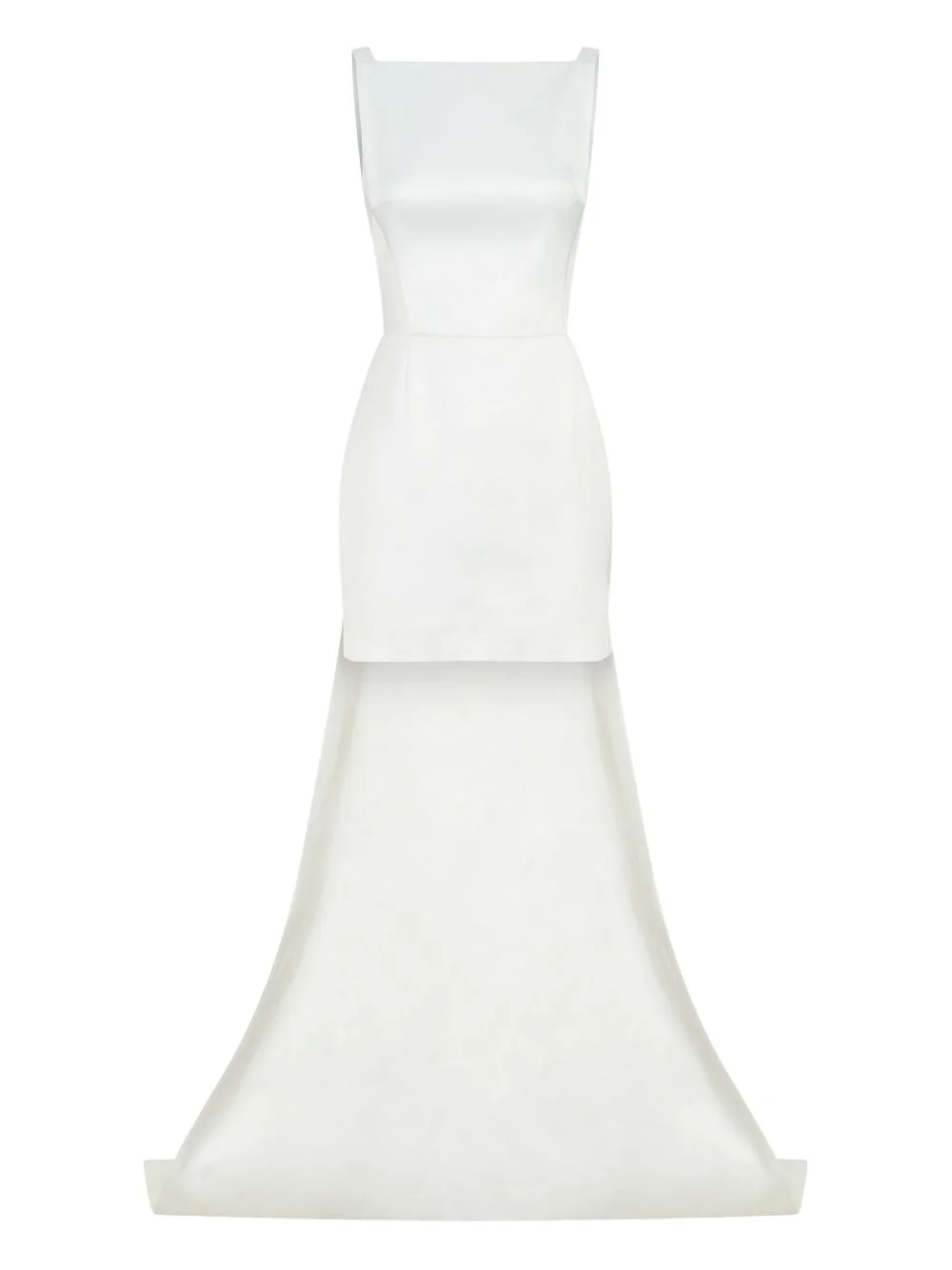 square-neck minidress - 1