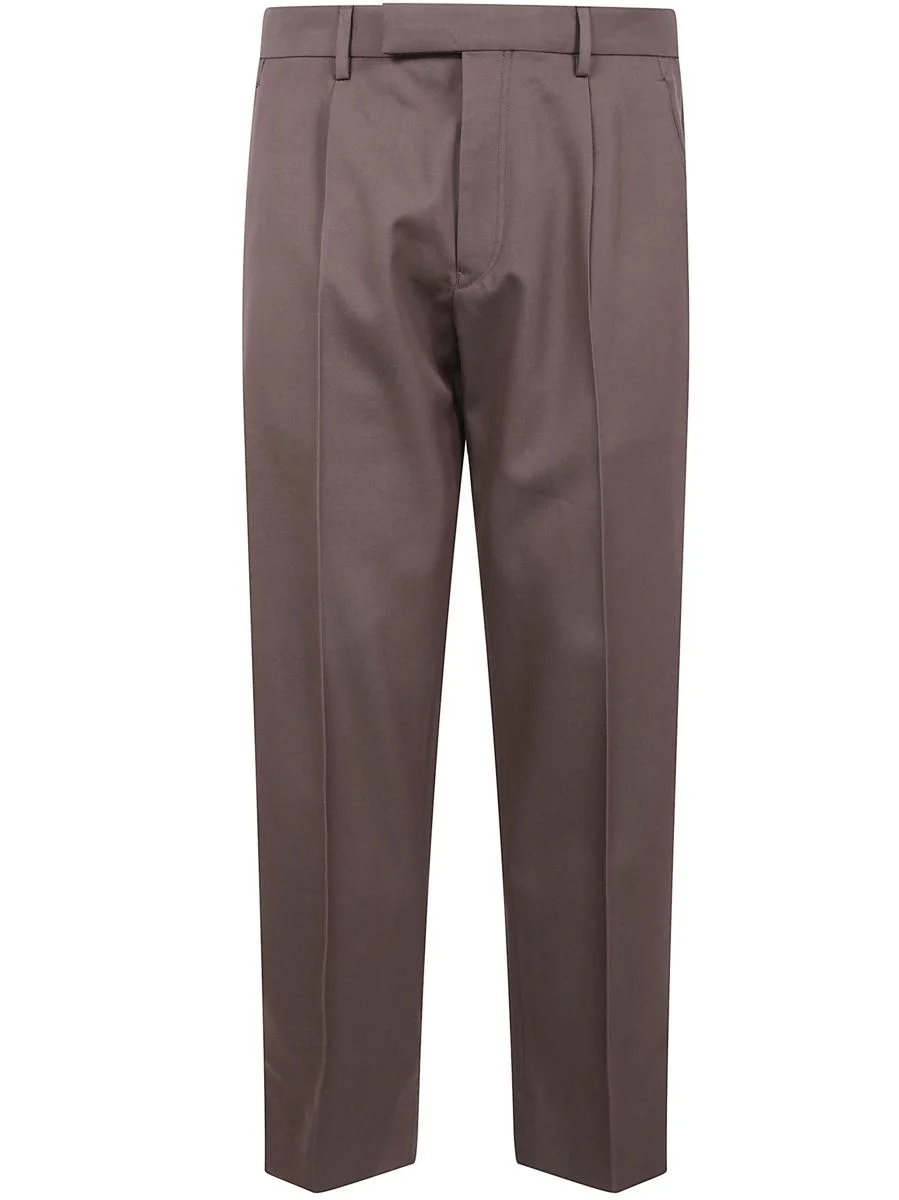 Zegna Cotton And Wool Pants Clothing - 1