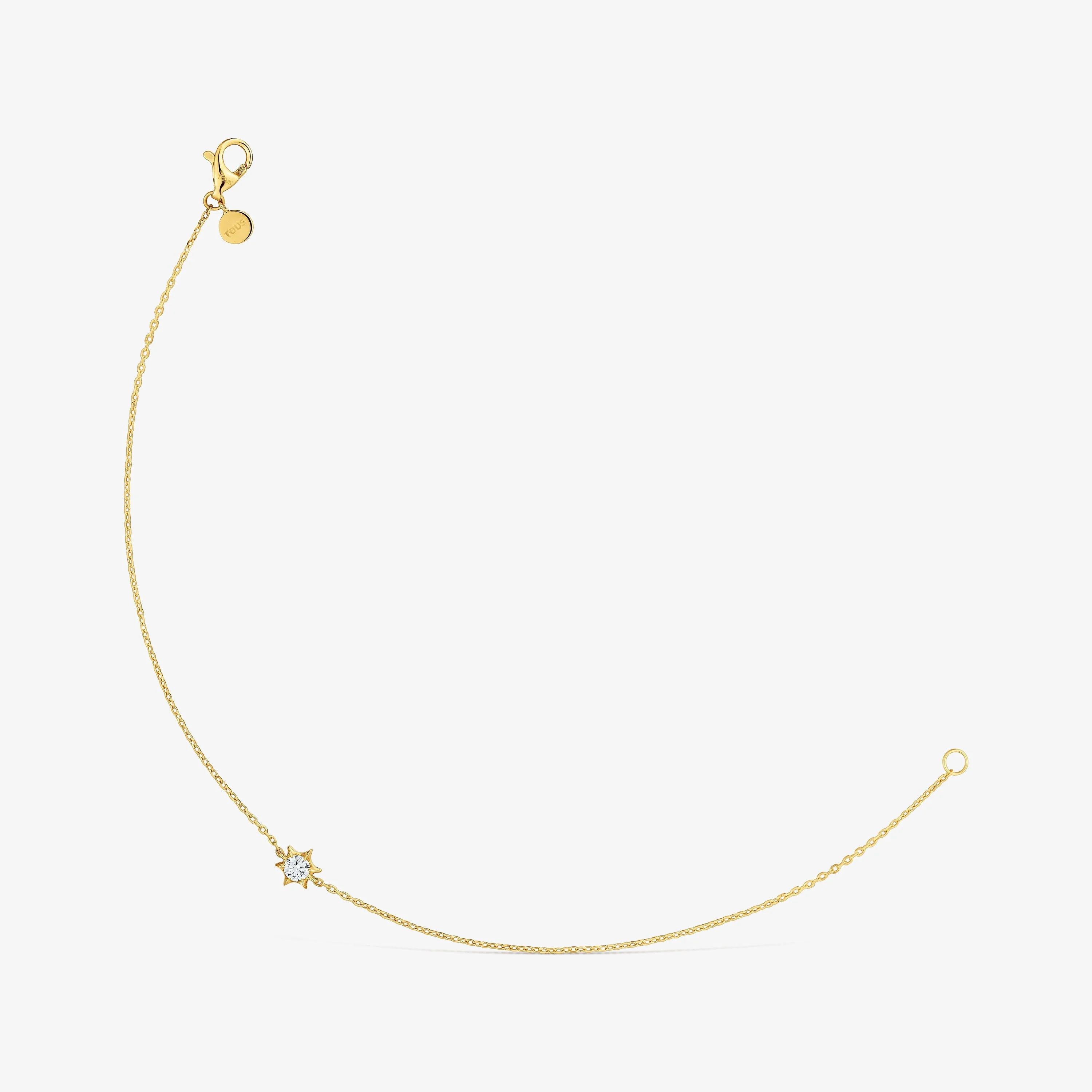9kt gold and lab-grown diamond Bracelet TOUS Irisé LGD - 1