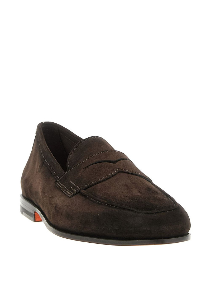 Santoni Carlos suede loafers outlook