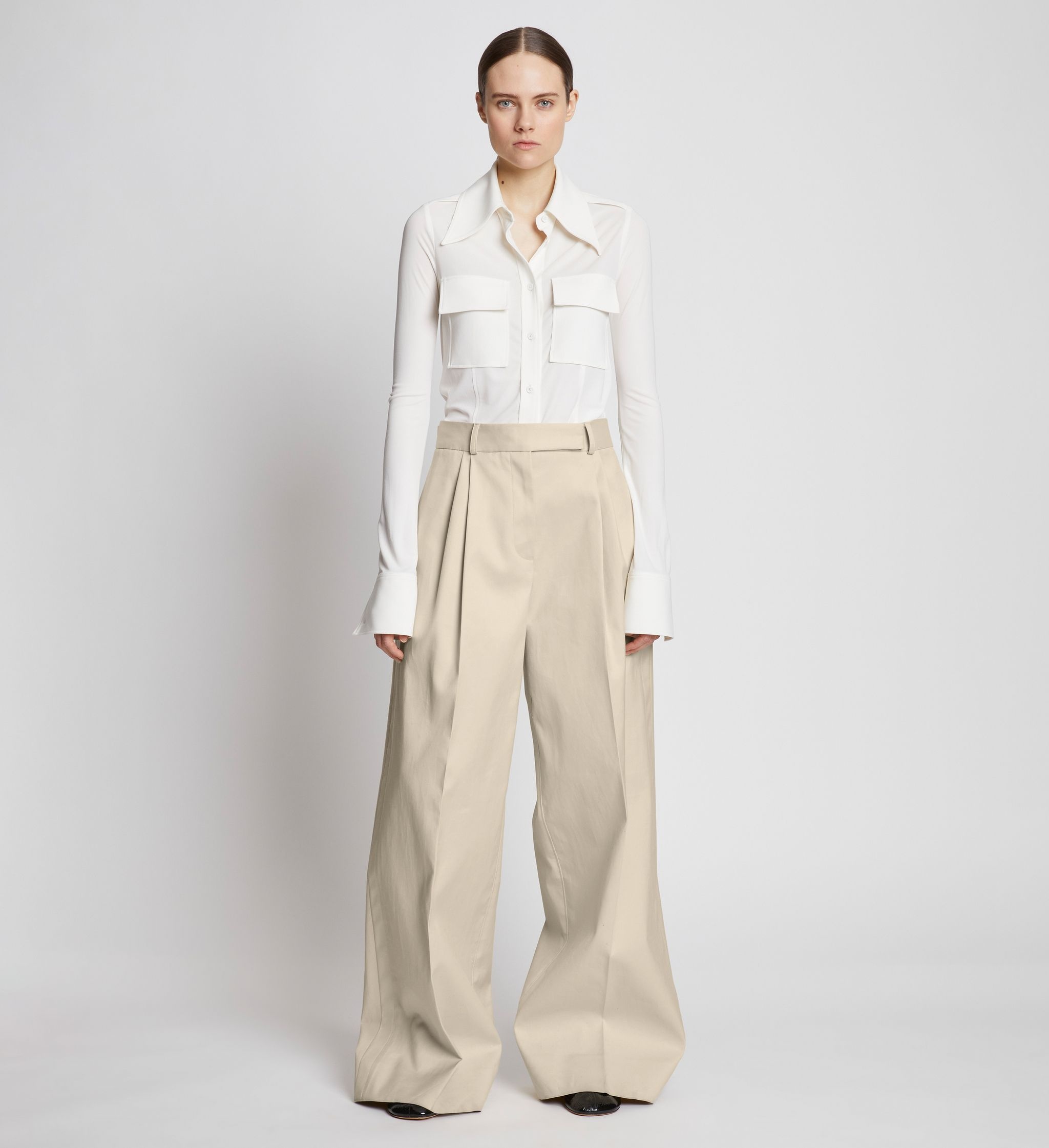 Cotton Gabardine Pants - 2