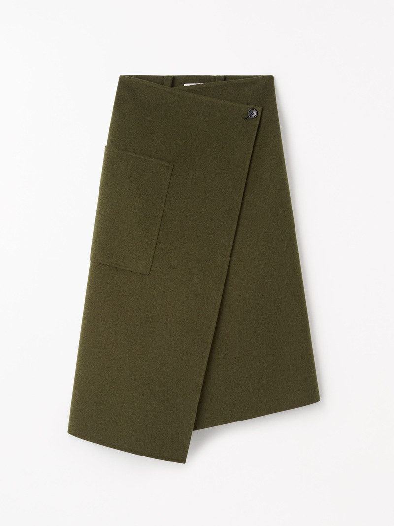 Liada Wrap Wool Skirt 1