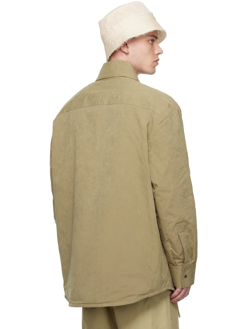 Beige Padded Shirt 3