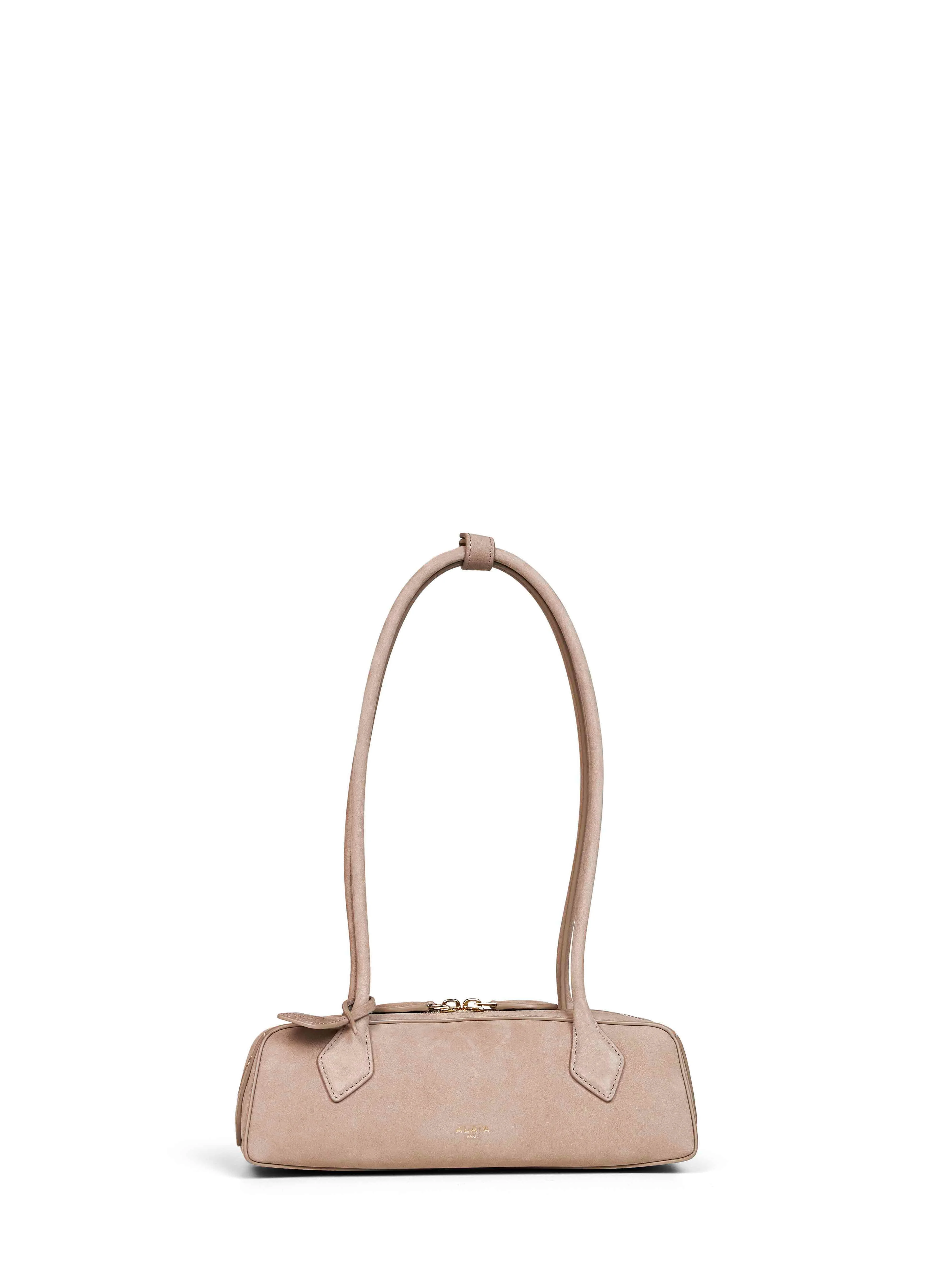 Mist grey Le Teckel small shoulder bag - 1