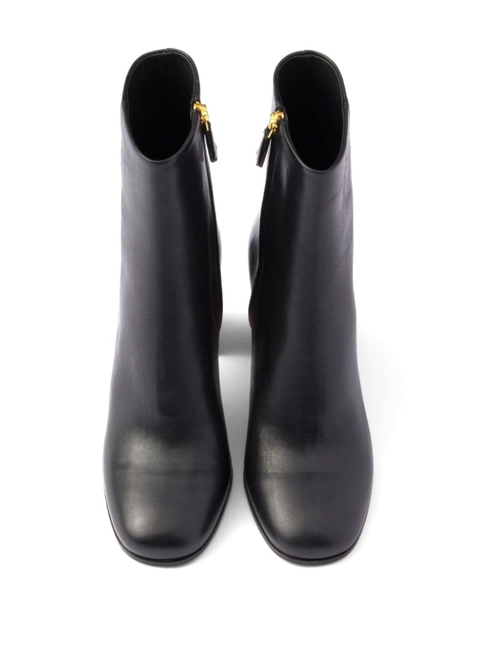 leather 85mm booties - 4