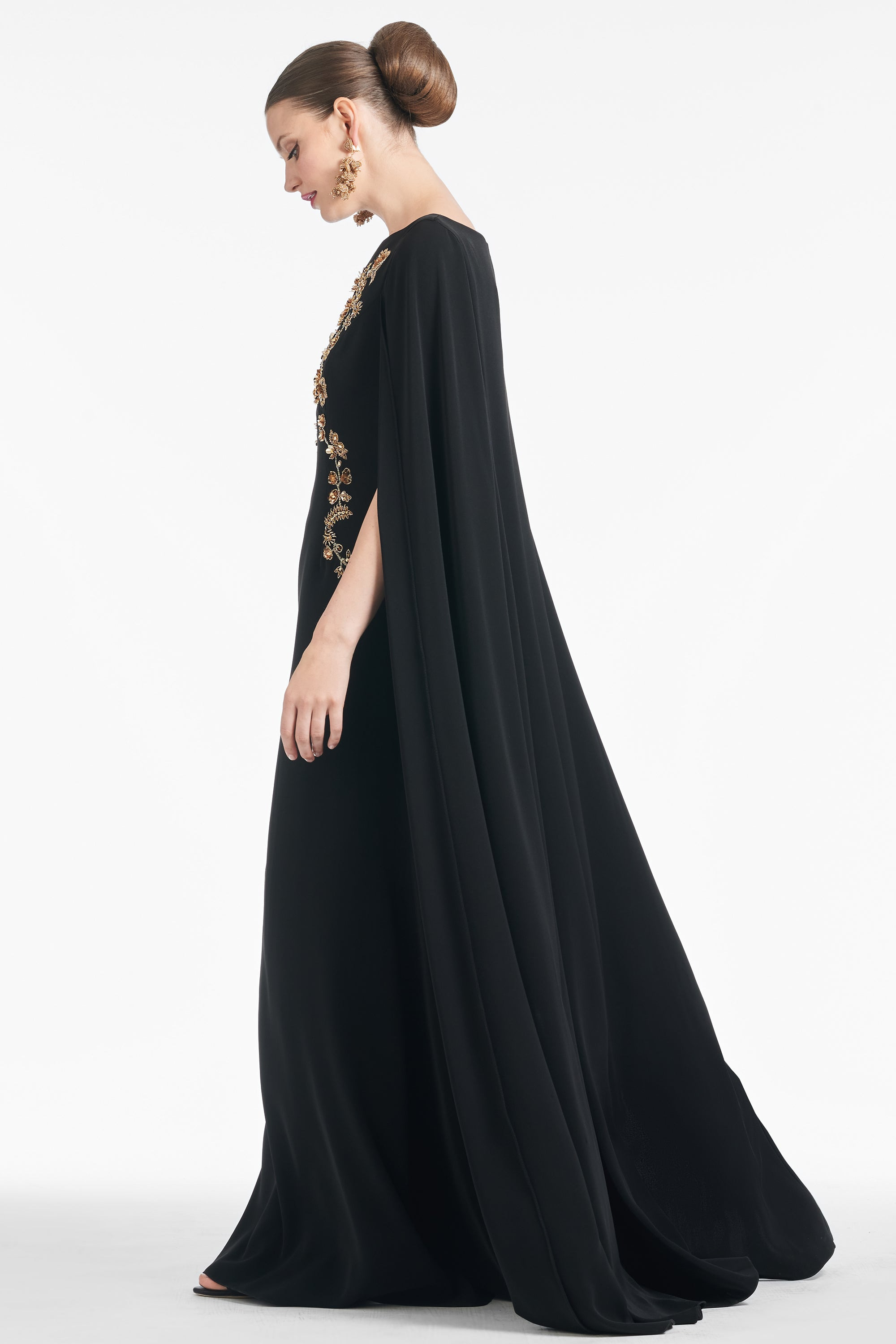 Vittoria Gown - Black - 4