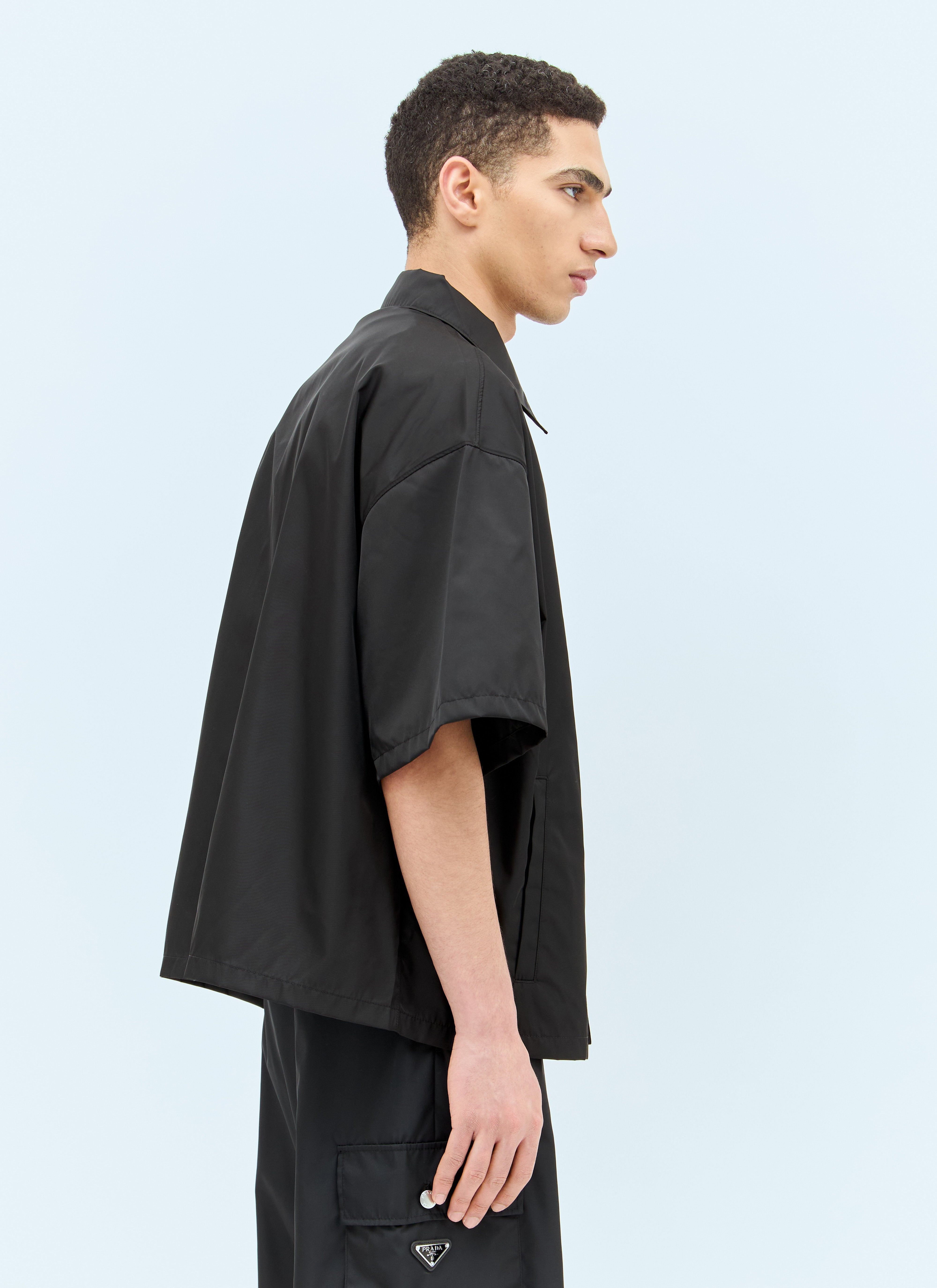 Prada Men Re-Nylon Short Sleeved Shirt - 3