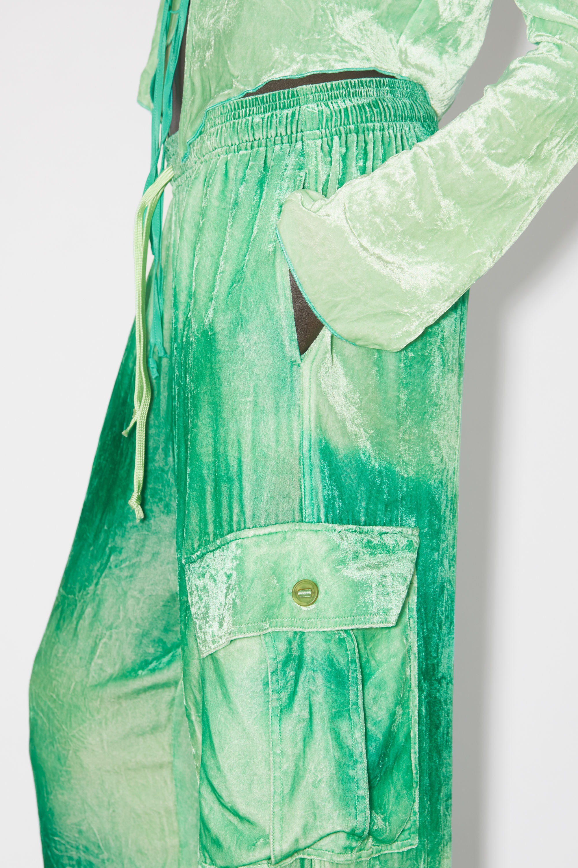 Cargo trousers - Jade green - 6