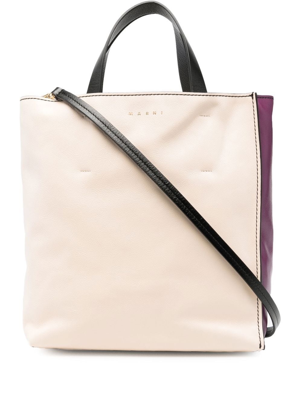 Museuo colour-block tote bag - 1