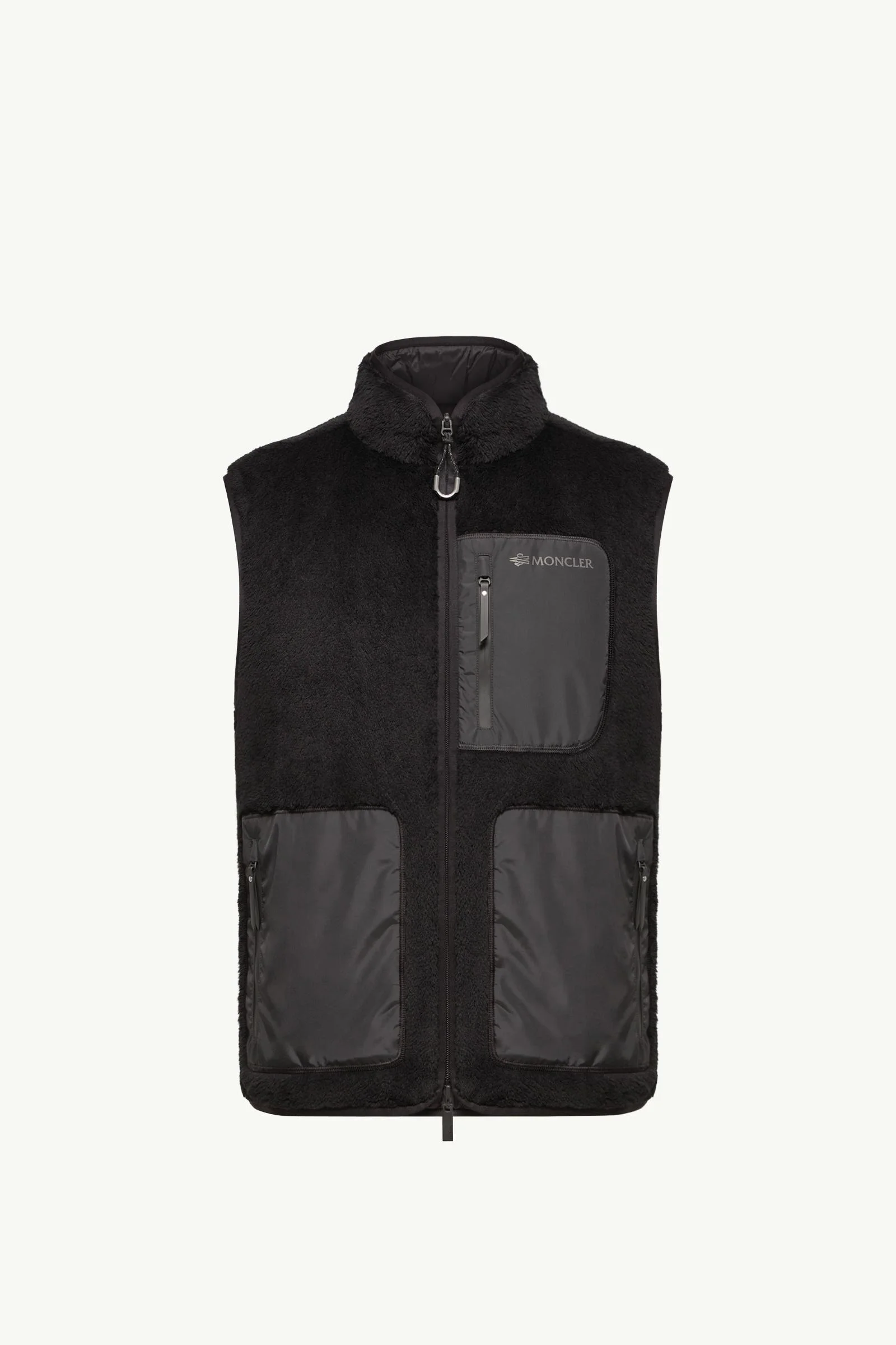 Teddy Fleece Reversible Down Vest - 1