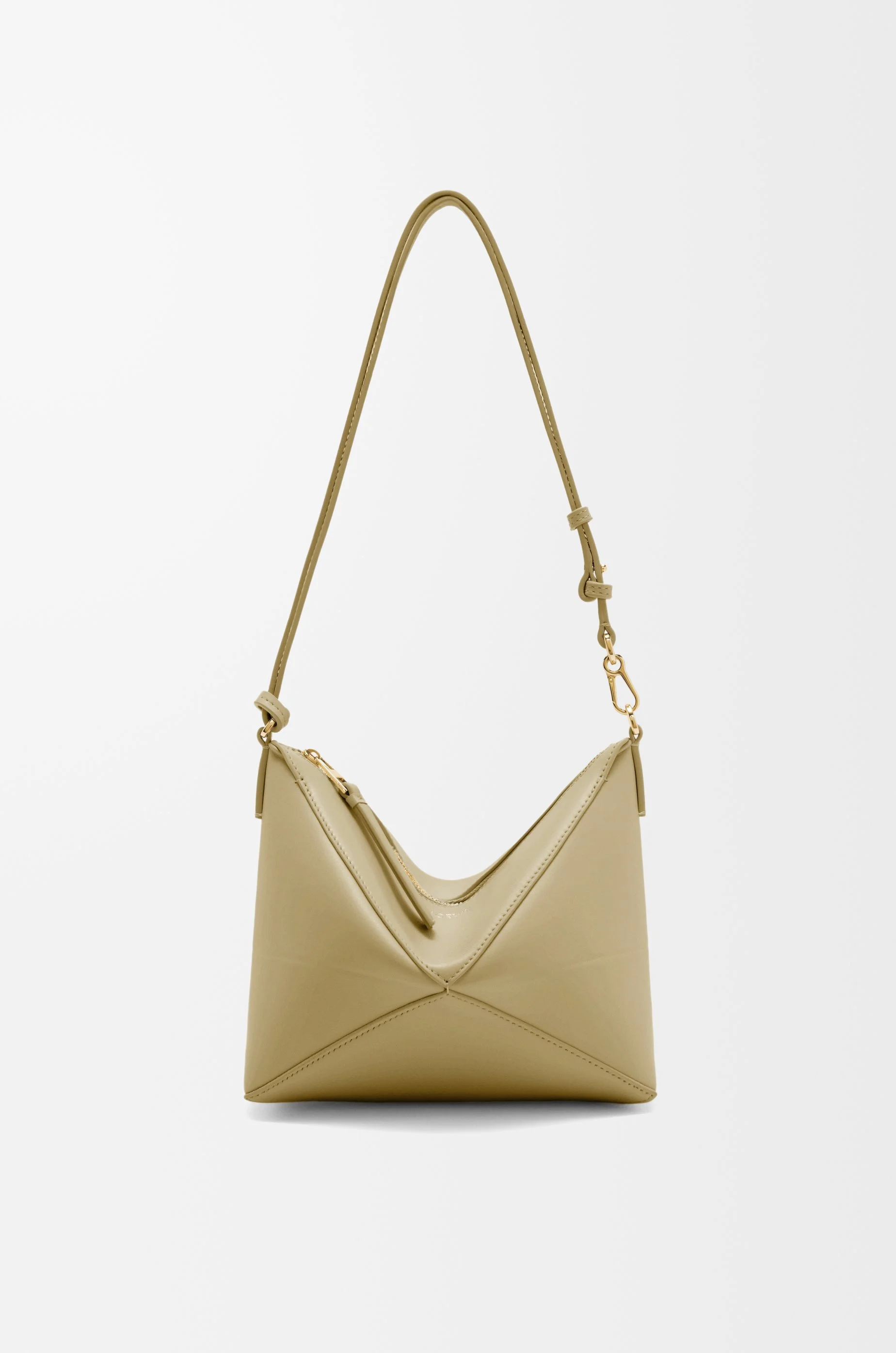 Puzzle Fold pouch in shiny nappa calfskin - 1