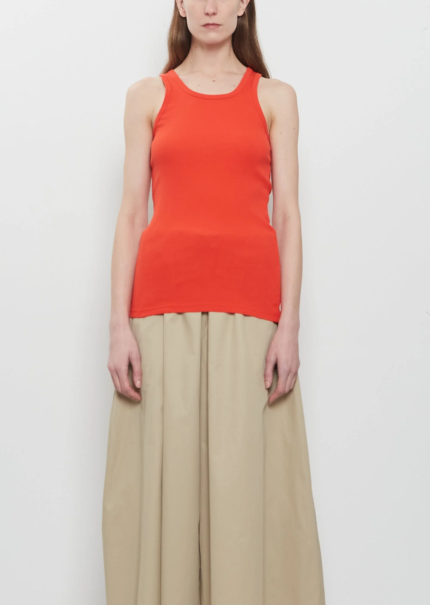 Francis Cotton Ribbed Tank Top - 1