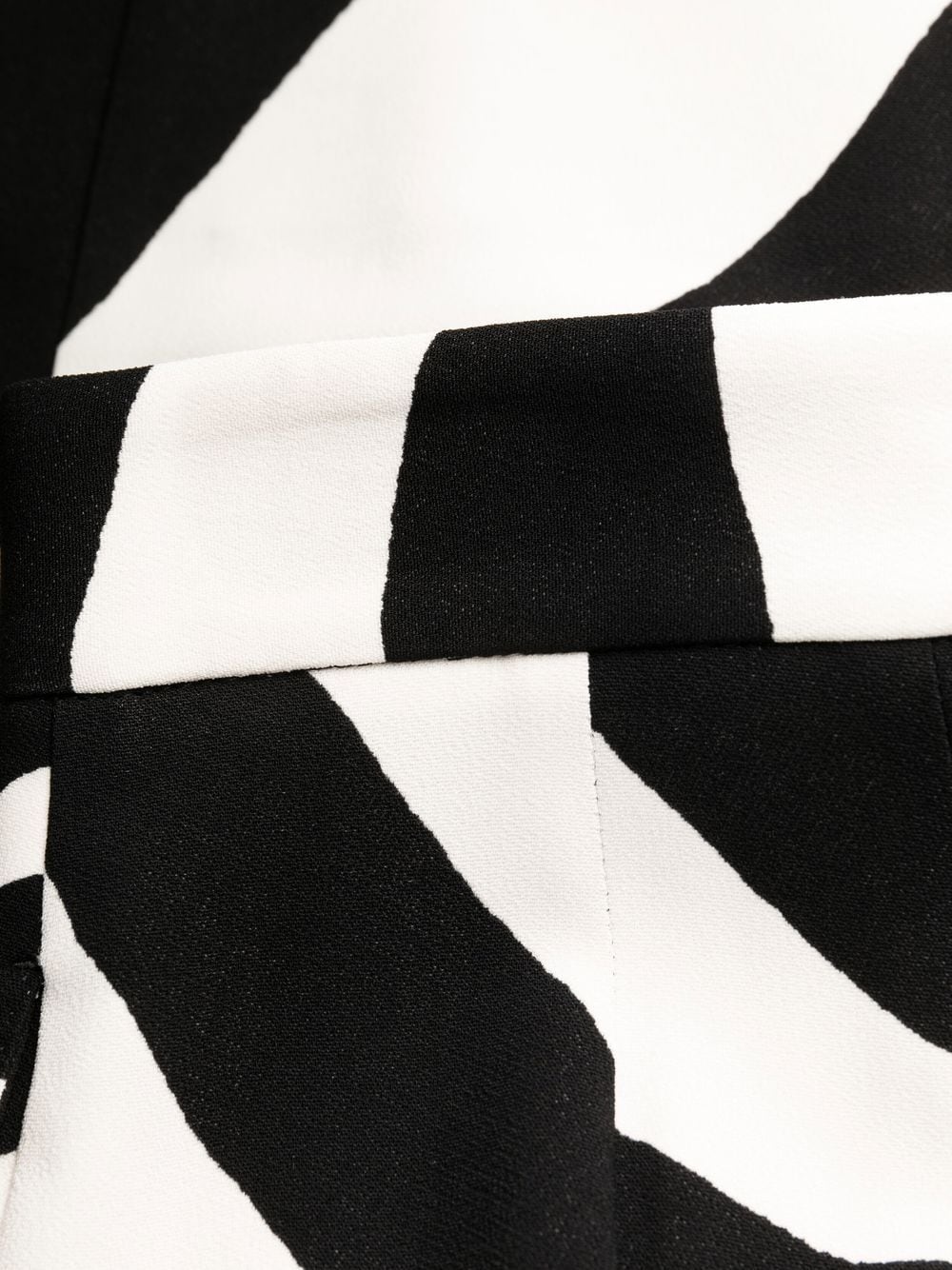 zebra-print flared trousers - 5