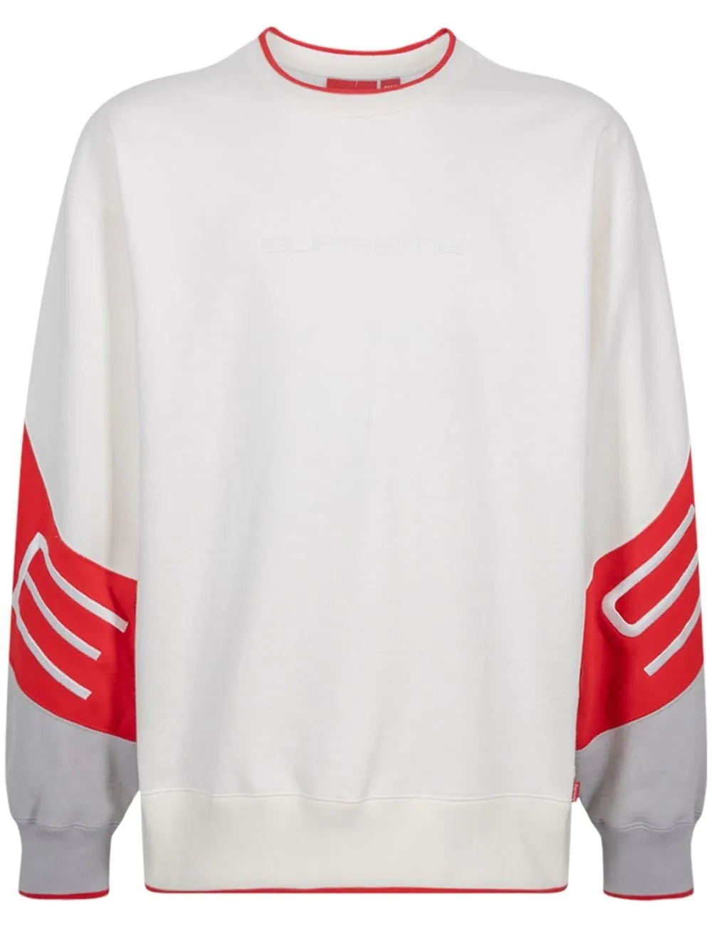 logo-embroidered Stretch sweatshirt - 1